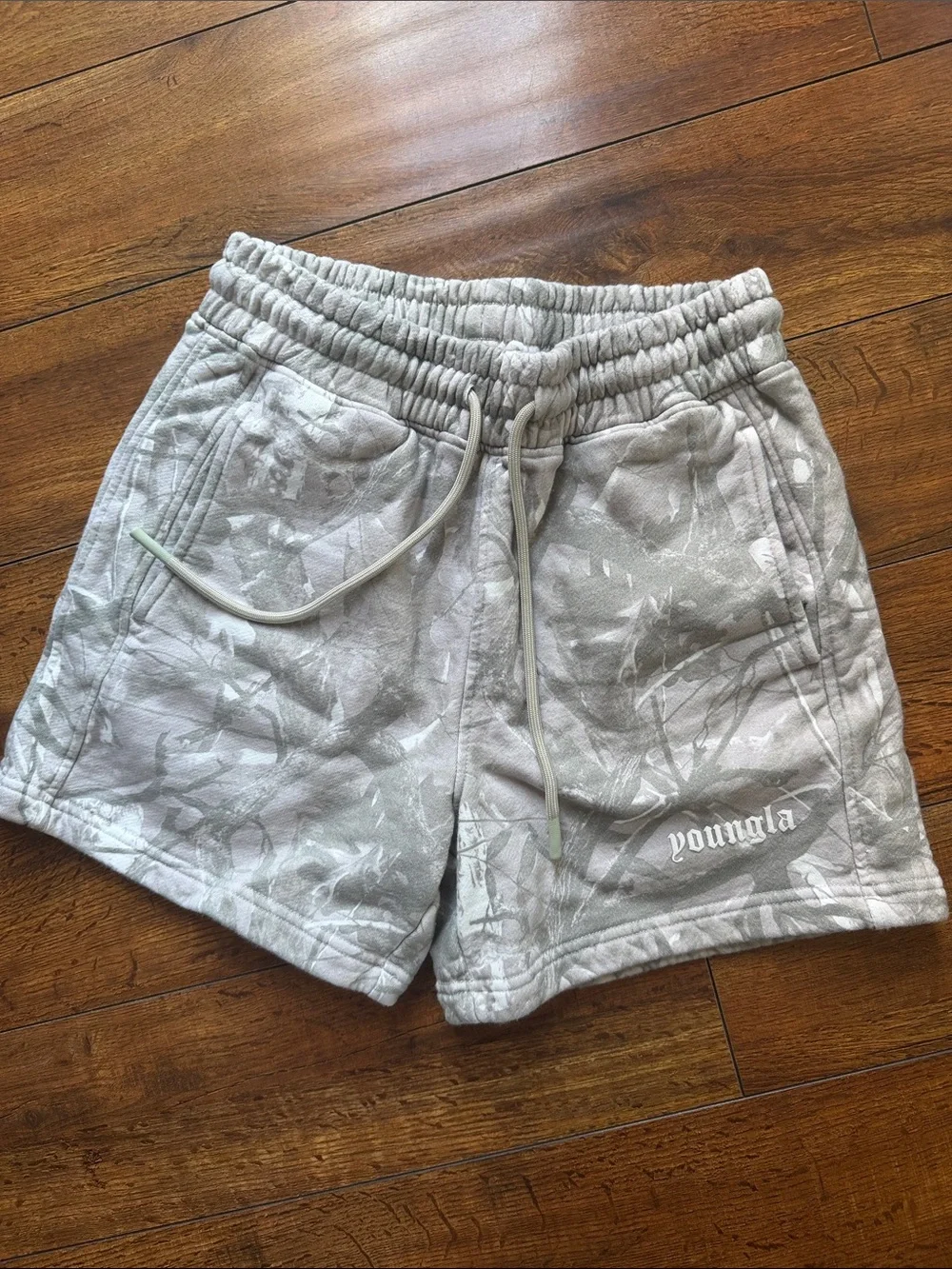 YoungLA Camo Sweat Short